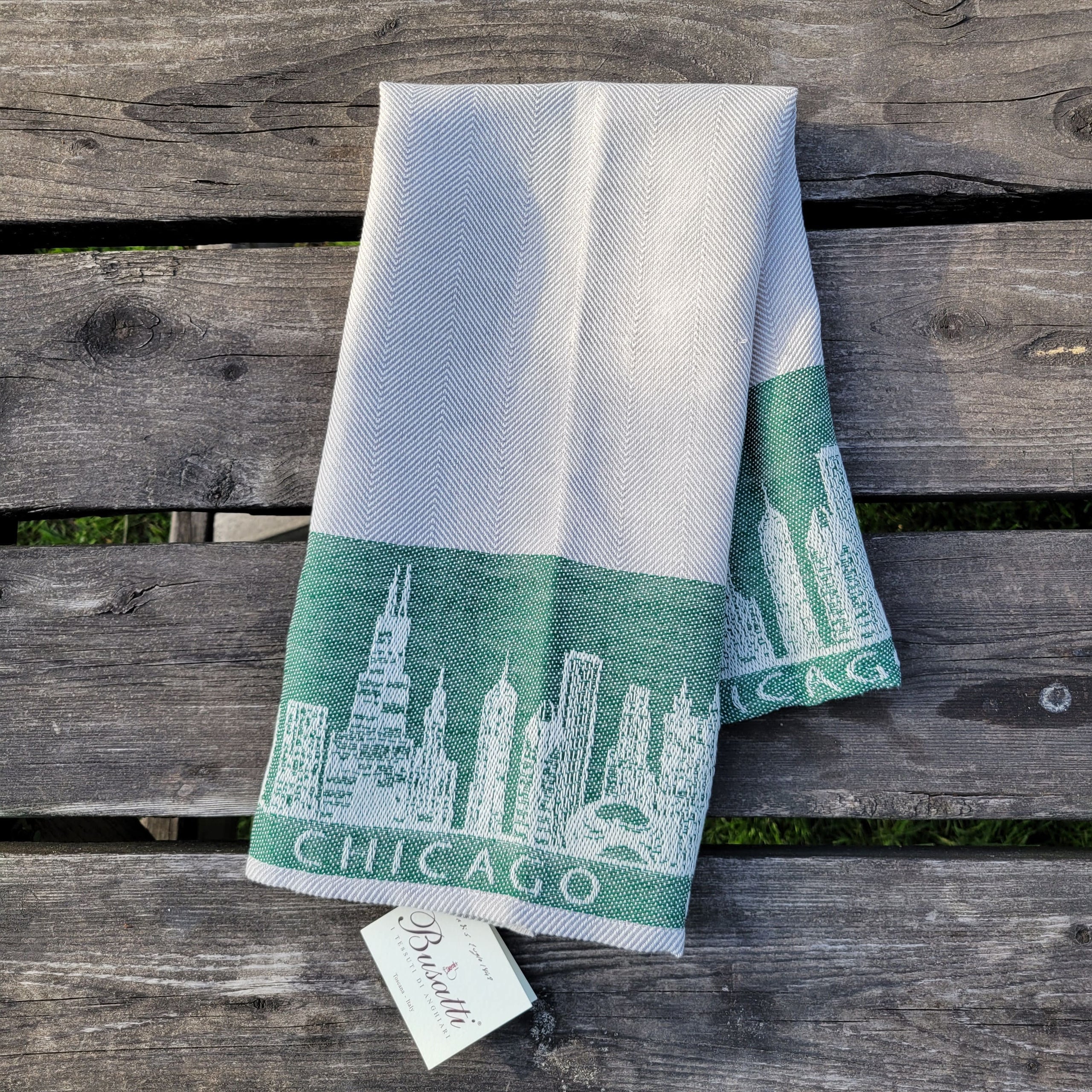 Citta Cotton Bath Towels schwimmunterricht Olive White